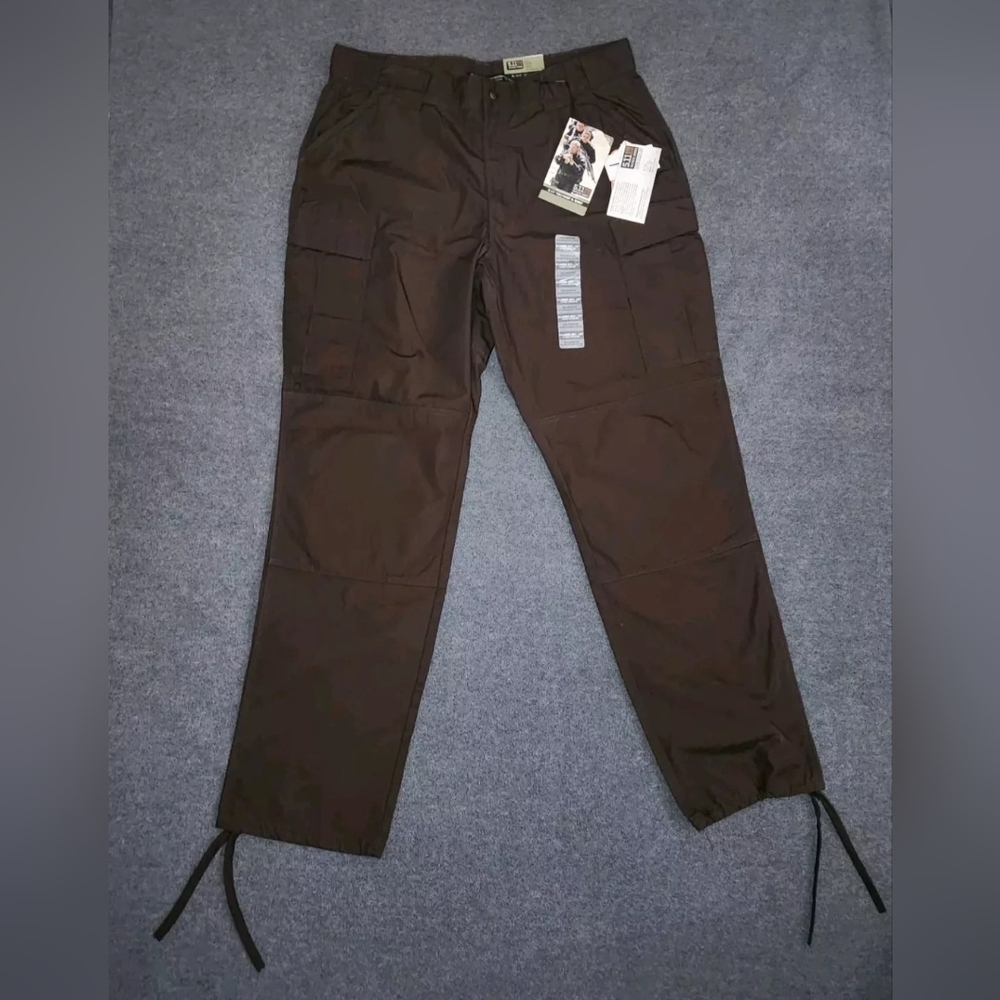 5.11 Tactical Men's XL Ripstop Teflon Polycotton Performance Pants Brown NWT